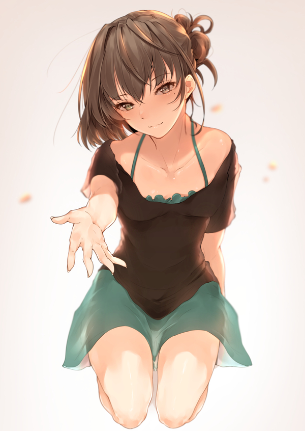 Takagaki Kaede Anime Art, , Idolmaster, Takagaki Kaede, Hplay