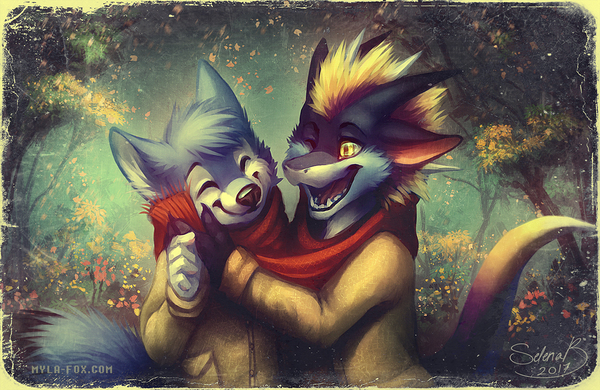 memories - Furry, Anthro, Art, Mylafox