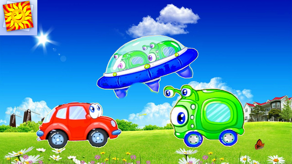 Cartoon for children. Willy 8. Aliens. Cartoon about Willy's car. - , , , Cartoons, 