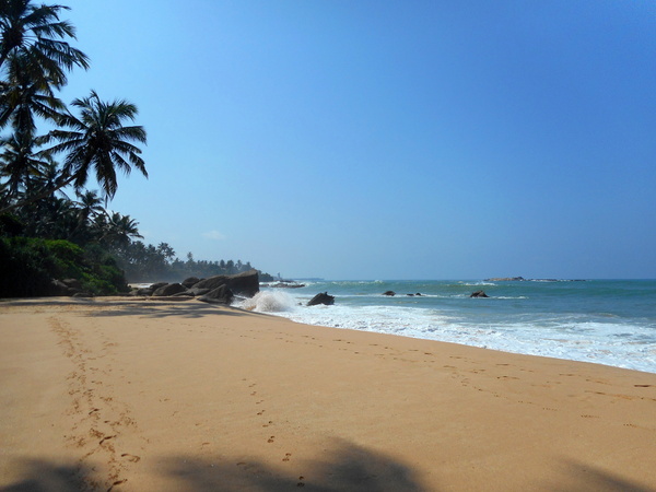 Beach in Sri Lanka - My, The photo, Sri Lanka, Beach, Ocean, Vacation