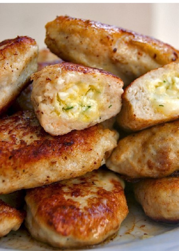 Meatballs with delicious filling! - My, Food, Cutlets, Longpost