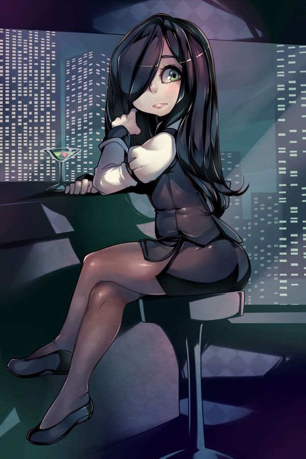 Ария в Вальхалле - Aria Wintermint, Anime Art, The Crawling City, Кроссовер, Va-11 Hall-A, Parororo