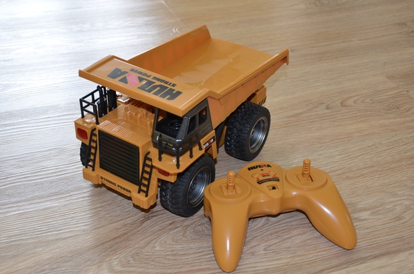 RC mining dump truck from China! Huina 1540 2.4GHz and 6 channels - My, Rc, Radio controlled models, , , Video, Longpost