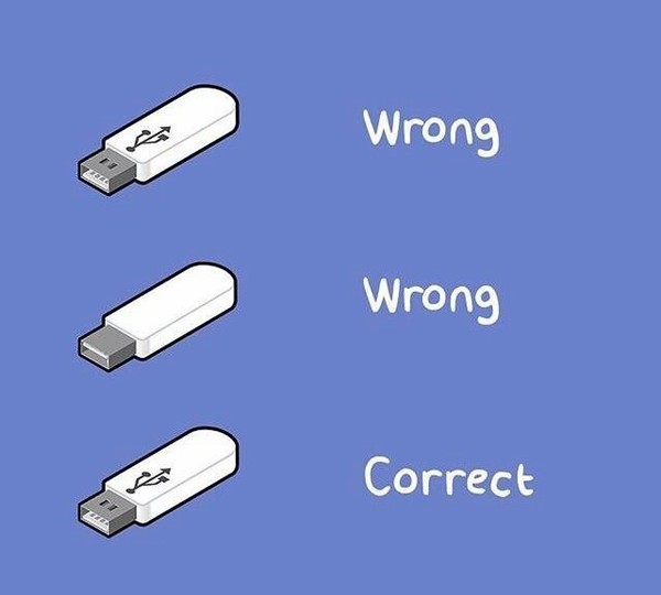 Briefly about flash drives. - Humor, Flash drives, Tag, Quantum superposition