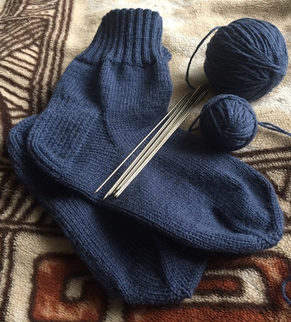Cheap, reliable and practical. - My, Socks, Needlework without process, Knitting
