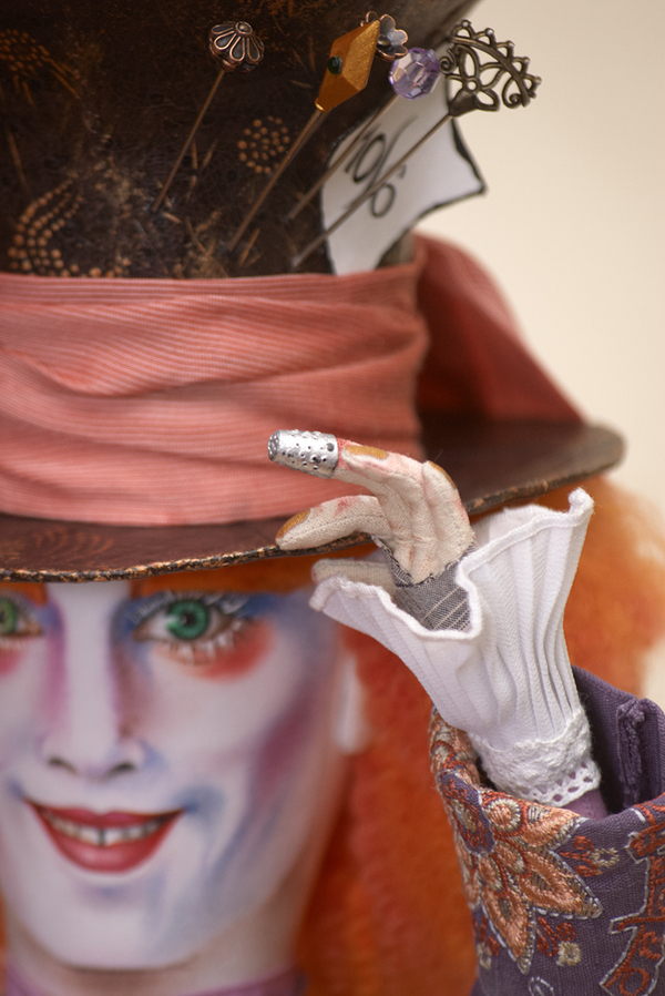 Mad Hatter - My, Mad Hatter, Alice in Wonderland, Interior doll, Textile doll, Handmade, Needlework, Creation, Longpost