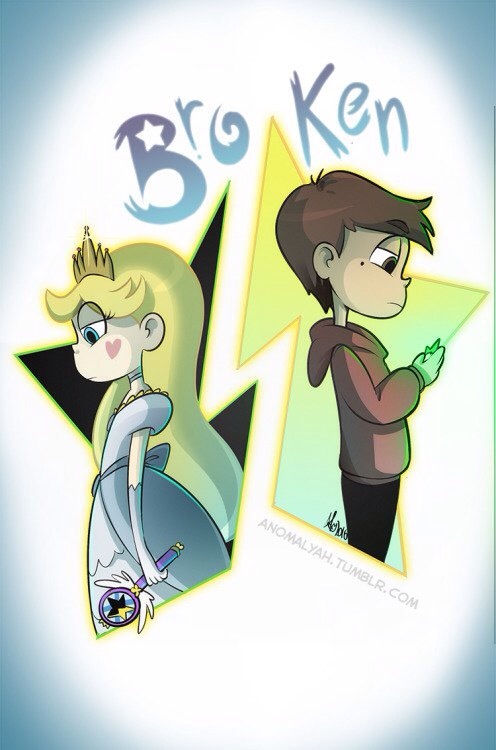 Broken//Разбитое сердце - Длиннопост, Разбитое сердце, Star Butterfly, Marco Diaz, Star vs Forces of Evil