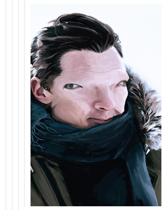 Talent - Benedict Cumberbatch, Art, Longpost, Humor, Oddities