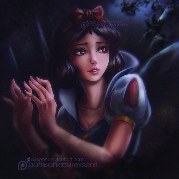 Snow White - DeviantArt, Рисунок, Walt Disney Company, Белоснежка, Мультфильмы, Axsens