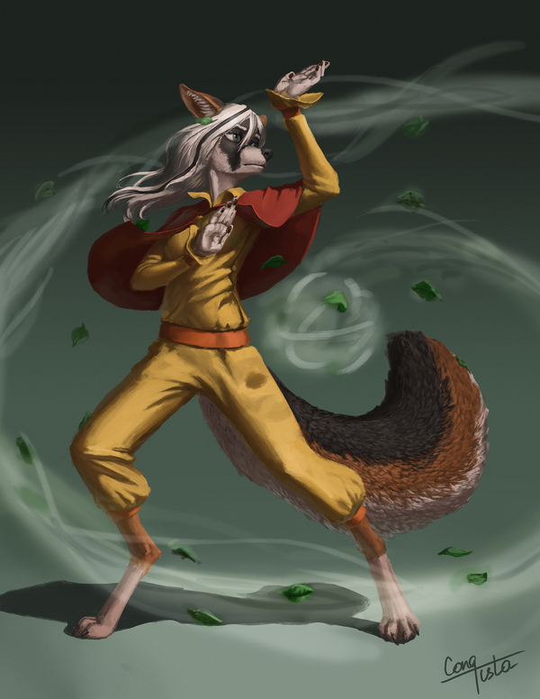 Air Mage - My, Furry, Anthro, Avatar: The Legend of Aang, Art, Conqista