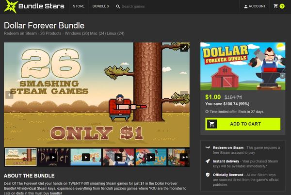 Dollar Forever Bundle 26   1$ Steam, , , , , 