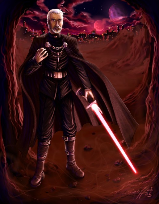 Count Dooku art - Star Wars, Art, Longpost