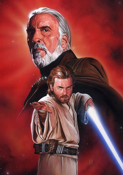 Count Dooku art - Star Wars, Art, Longpost