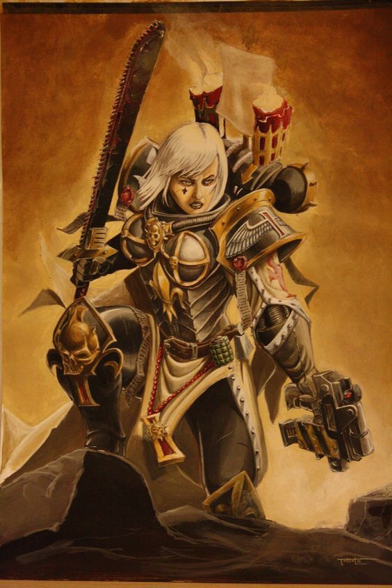 Sororitok in your feed - Warhammer 40k, Adepta Sororitas, Wh Art, Girls, Longpost