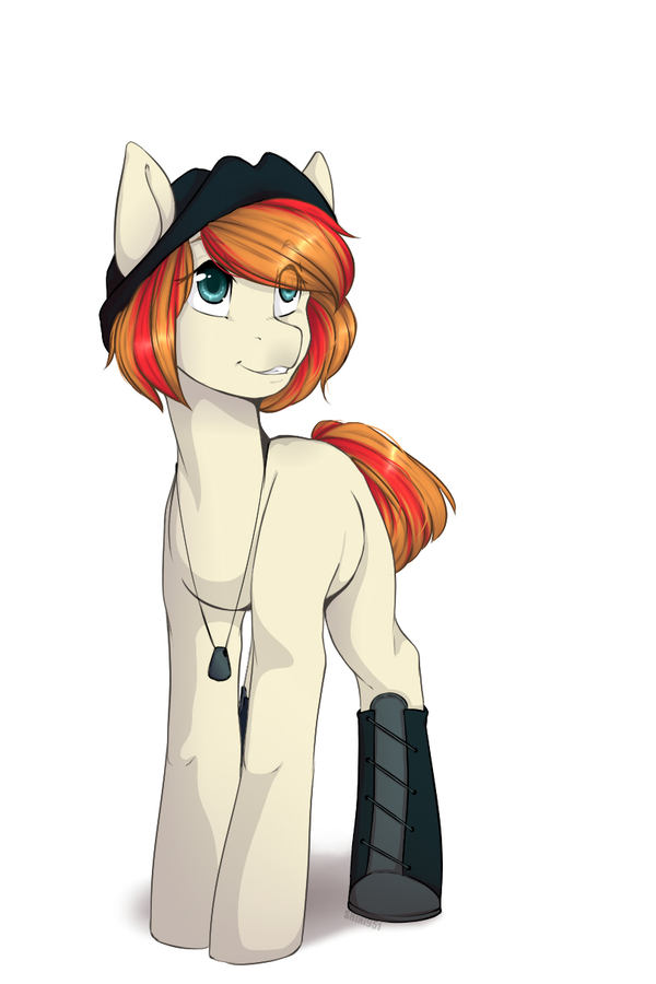 Pony in a hat - Pony, My, Original character, My little pony