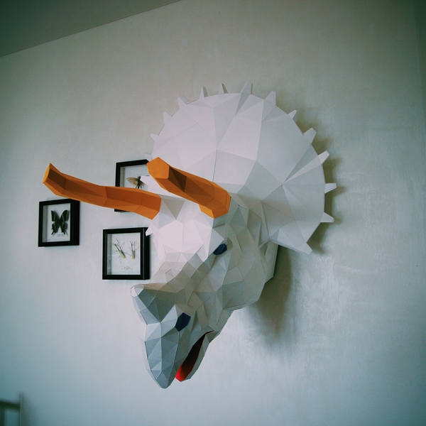 Низкополигональное моделирование из бумаги 2 - Моё, Pepakura, Papercraft, Paperfreak, Low poly, Ручная работа, Подольск, Москва, Длиннопост