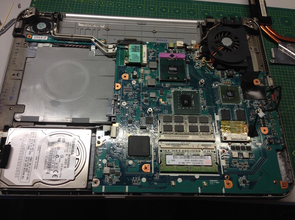 Replacing the video chip on a SONY laptop - My, Video chip, Laptop Repair, Soldering, , Repairers Community, Longpost