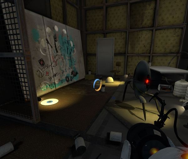 Что вы думаете 3 лампочки , 3 необычных предмета в portal 2(не для плюсов или минусов хочу ваше предположения в комментах) - Моё, Делитесь мнением в комментах, Portal 2, Valve, Игры, Компьютерные игры, Загадка, Что это?, Мнение