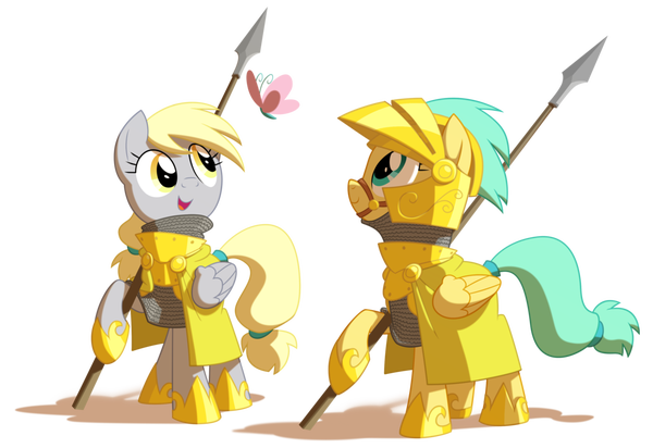 Guard Duty My Little Pony, Ponyart, Derpy Hooves, Original Character, Equestria-prevails