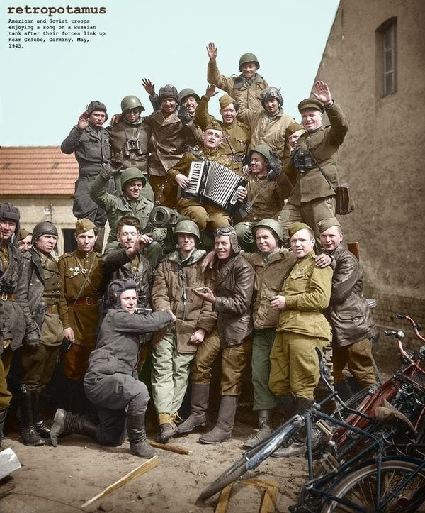 Photo in color. - The photo, Past, 20th century, To be remembered, The Great Patriotic War, The Second World War, the USSR, USA