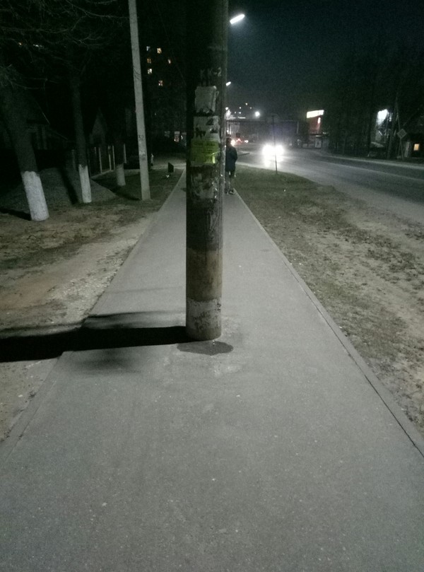 Sobriety test for cyclists - My, Russia, , Pillar