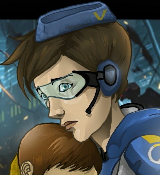 Tracer - Моё, Overwatch, Tracer