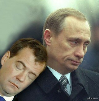 Can't be fired - Politics, He's not a dimon for you, Vvp, Dmitry Medvedev, Vladimir Putin