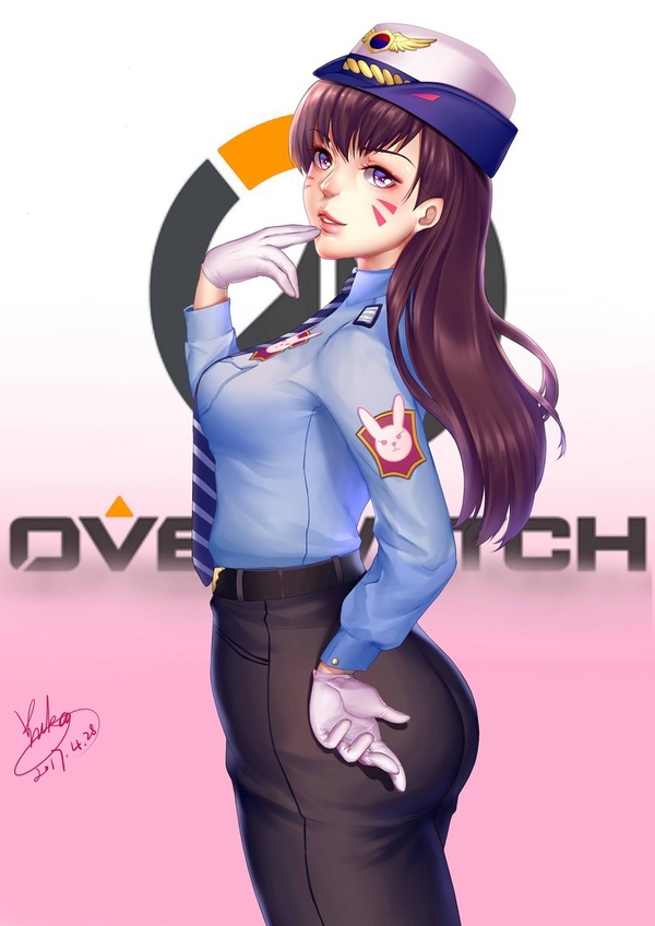 you are under arrest - Overwatch, Dva, HOTS, Longpost, Anime