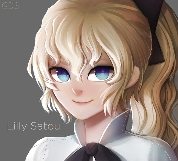 Smiling - Рисунок, Арт, Аниме, Anime Art, Lilly Satou, Katawa Shoujo, Визуальная новелла