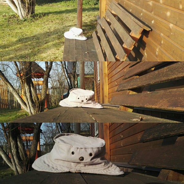 Завернул на даче за угол