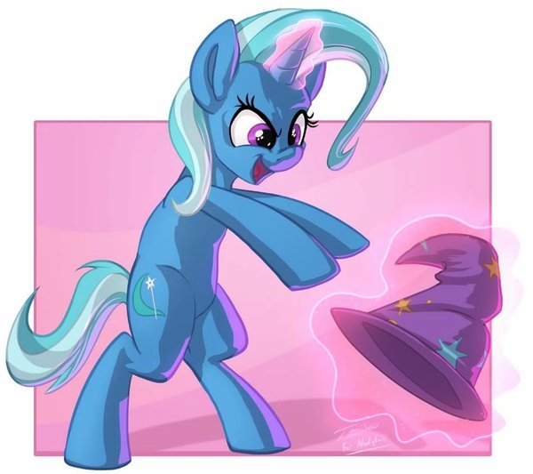 Trixie - My little pony, PonyArt, Trixie, Vest, Tsitra360, Collab