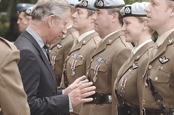 Prince Charles at the military inspection - The photo, England, Prince Charles