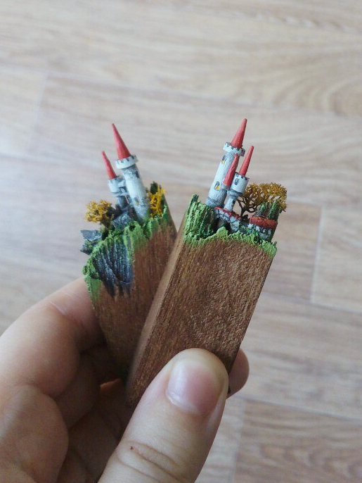 A couple of new miniatures) - My, My, Handmade, With your own hands, Epoxy resin, Needlework