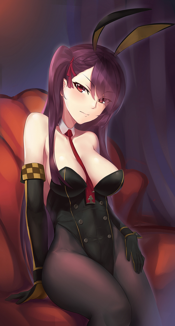 WA2000 (Girls Frontline) - Ian wang, Anime Art, WA2000, Girls Frontline, Bunnysuit, Аниме