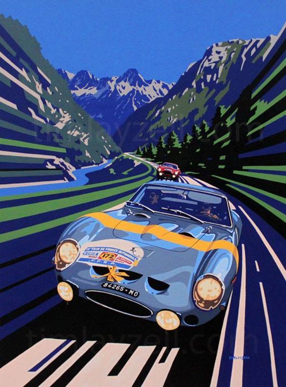 Lucien Bianchi (Ferrari 250 GTO) - Art, Images, Ferrari