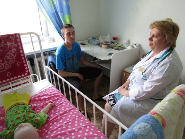 A normal male act: a father went to the Chelyabinsk hospital to take care of his five-month-old son - Chelyabinsk, Children, Hospital, Disease, Longpost