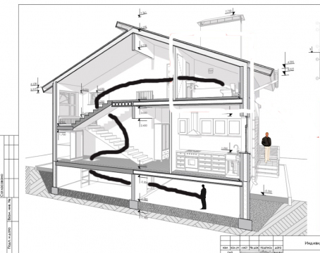 What happens when girls design bathrooms. - Not mine, , Longpost, Irony, Architect, Cottage