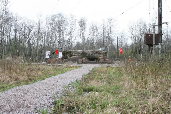Restored the bunker at the Izhora frontier - Pillbox, May 9, Leningrad blockade, May 9 - Victory Day