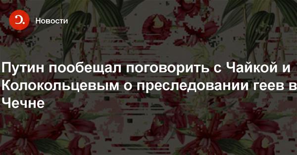 Просто Чечня плохо справляется с преследованием. - ЛГБТ, Геи, Политика, Чечня