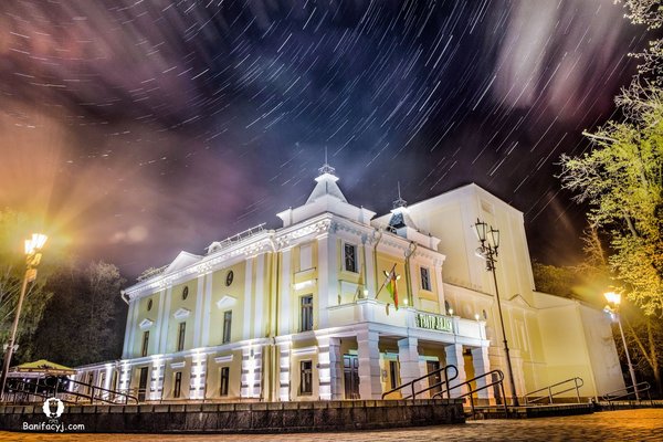 Puppet theater in Grodno - My, Republic of Belarus, Grodno, Theatre, Night, Stars, Landscape, Architecture, Stars