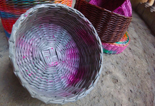 Did you know that baskets can be woven from paper?) - My, Art, Creation, Handmade, Basket, Weaving, Paper, Art, Handmade, Longpost