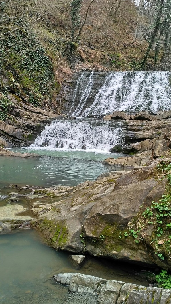 Zmeykovsky waterfalls matsesta. - Matsesta, Kuban