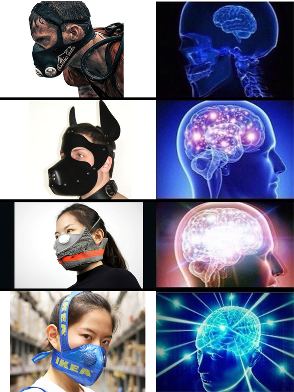 When you understand in masks - My, Mask, , Workout, Brain, Memes