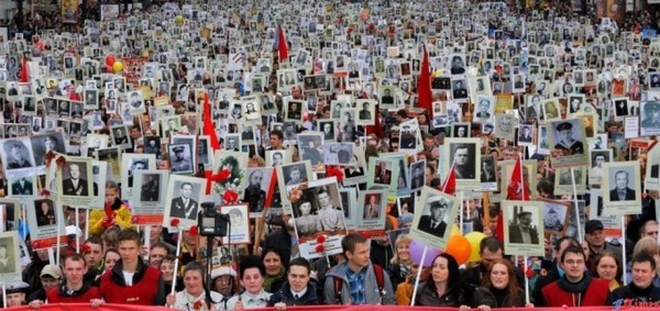 850,000 people took part in the procession of the Immortal Regiment in Moscow - Events, Society, Russia, May 9, Immortal Regiment, Moscow, RBK, May 9 - Victory Day