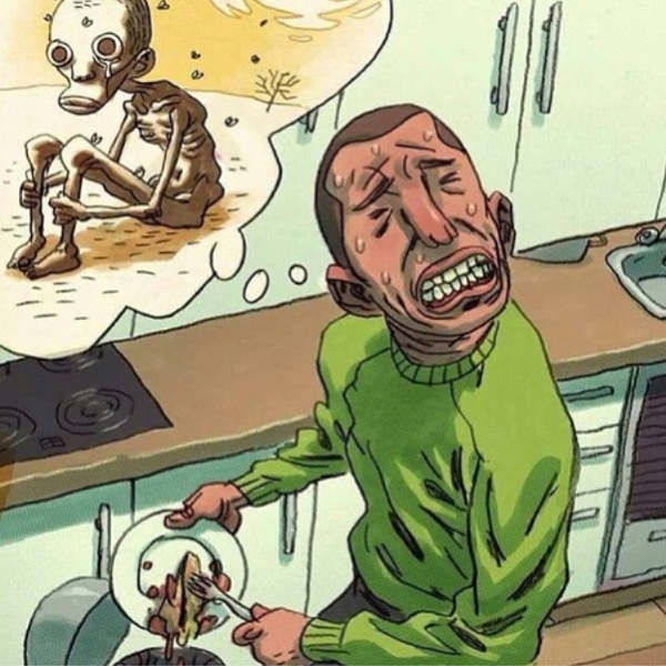 То чувство, когда выбрасываешь еду