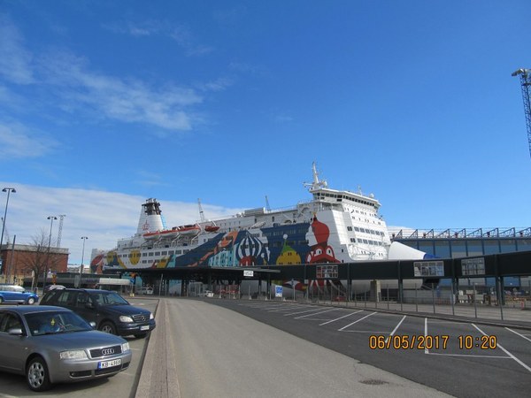 Кораблик, на котором я плавал в Хельсинки