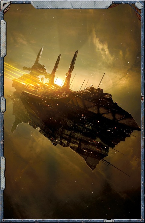 Fleet of Chaos - Warhammer 40k, Chaos, Wh Art, Space ships, Longpost