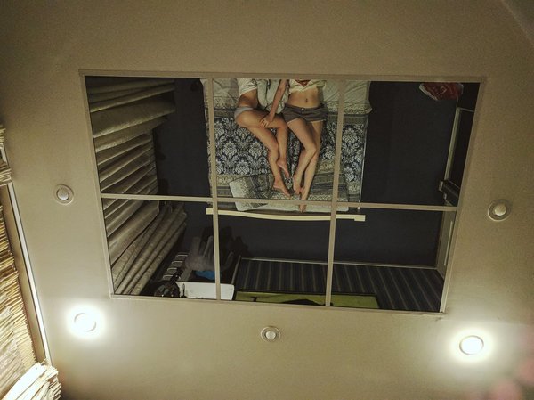 Apartment with a mirrored ceiling - NSFW, Minsk, Design, Idea