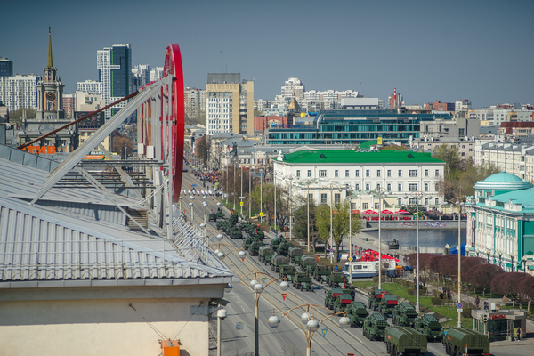 May 9 in Yekaterinburg - My, The photo, May 9, Firework, Parade, Yekaterinburg, May 9 - Victory Day