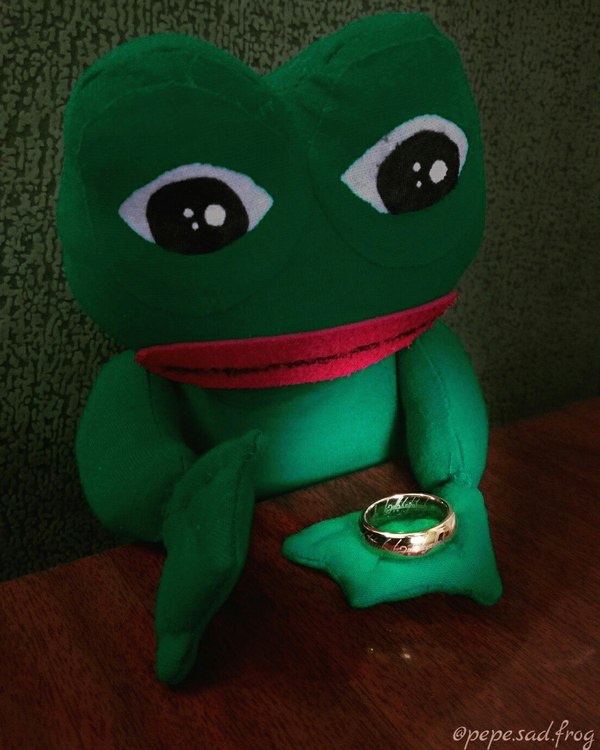 Frogo Pepins - My, , Pepe, Lord of the Rings, Frodo Baggins, Ring of omnipotence, Cosplay